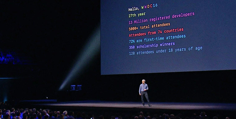 The big reveal at this year's Apple conference involved software.