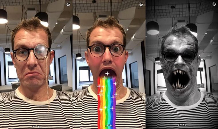 Snapchat has many visual options — video and still shots — for advertisers to reach a young audience.