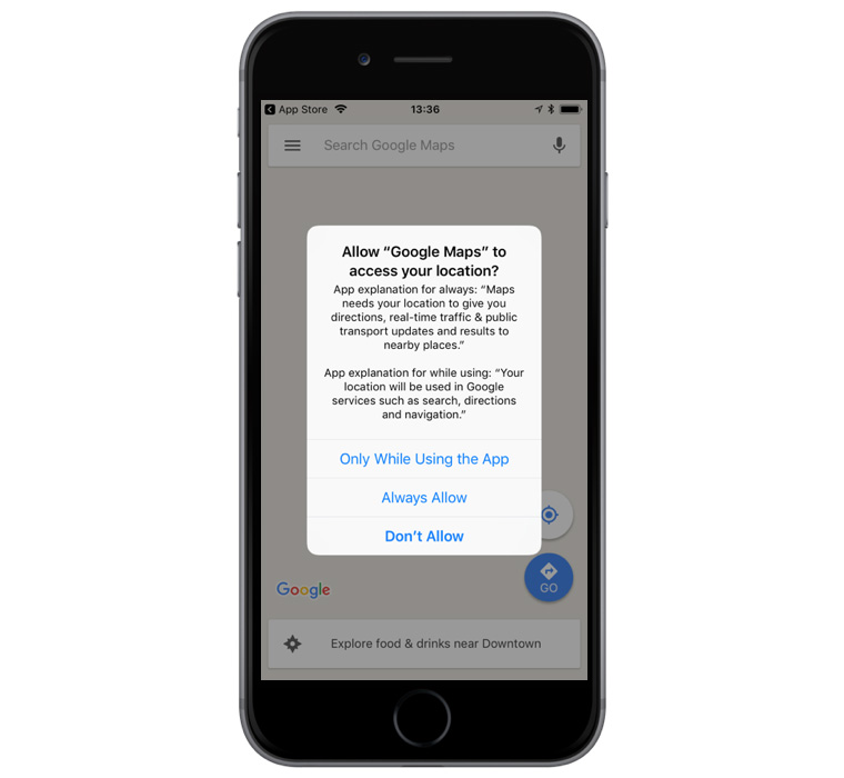 With iOS 11, users will automatically be given three choices when prompted to share their location.