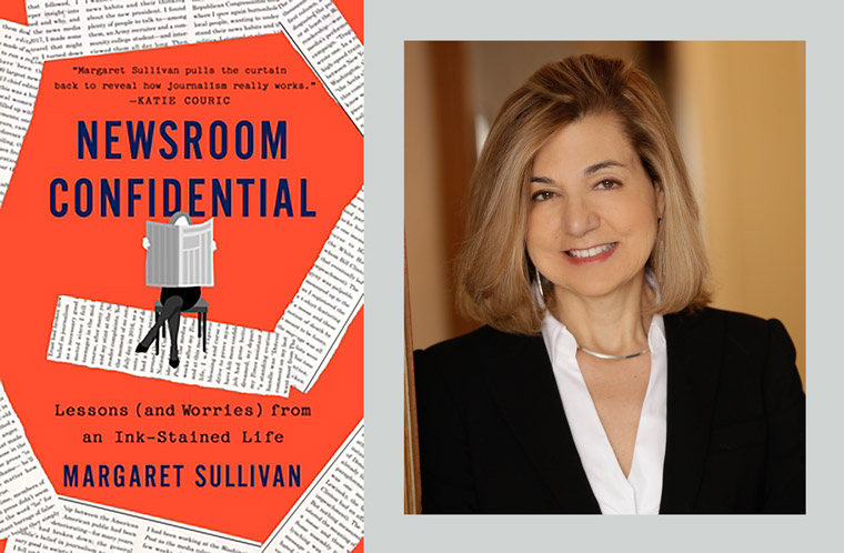 Author Margaret Sullivan's book Newsroom Confidential covers Sullivan's life in the newsroom and her worries about journalism's future.
