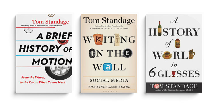 A few written books by Tom Standage.