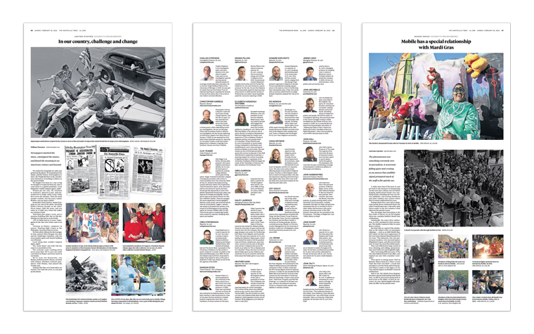 Print circulation at the four newspapers had fallen significantly in the past five years.