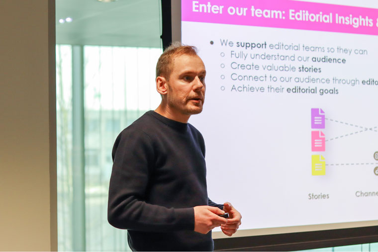 Pieter Verbeke, editorial insights and growth for DPG.
