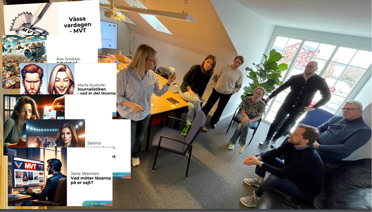 Nils Olauson, editorial director at NTM, described actions along the media company's digital transformation.