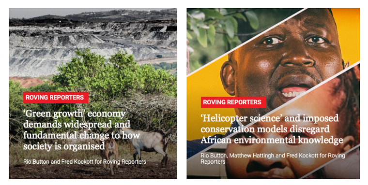 The Daily Maverick's special project Our Burning Planet has a team of 10 reporters focused on climate change.