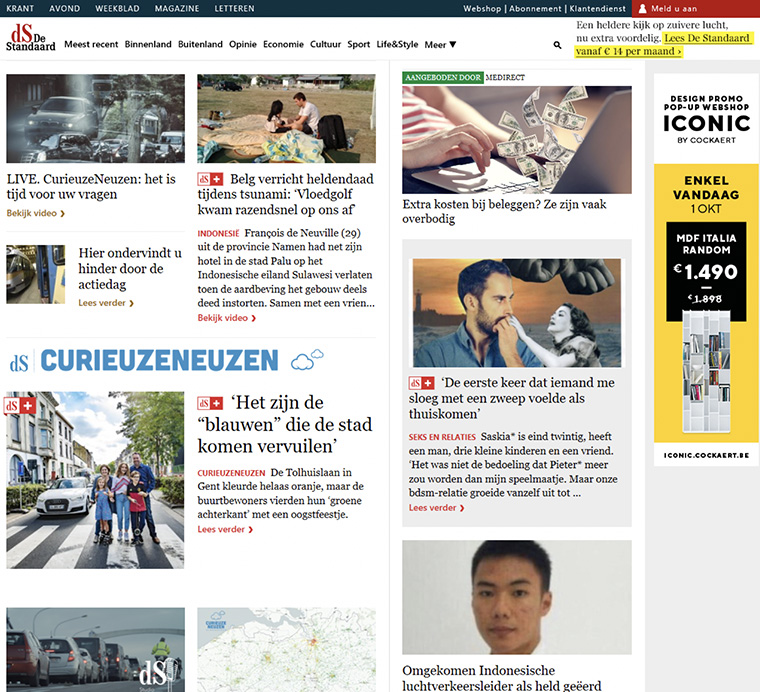 The Curieuzeneuzen campaign was a huge hit for De Standaard.