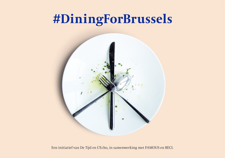 News brands encouraged readers to support local restaurants.