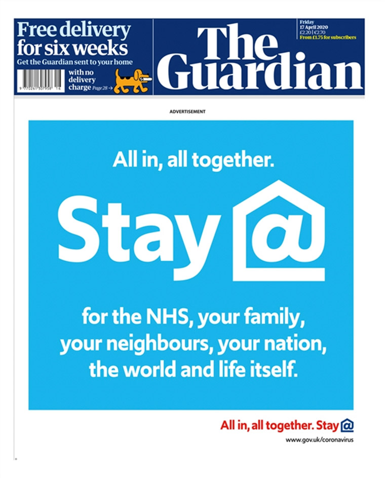 An advertising partnership with the UK government is intended to help keep people safe.