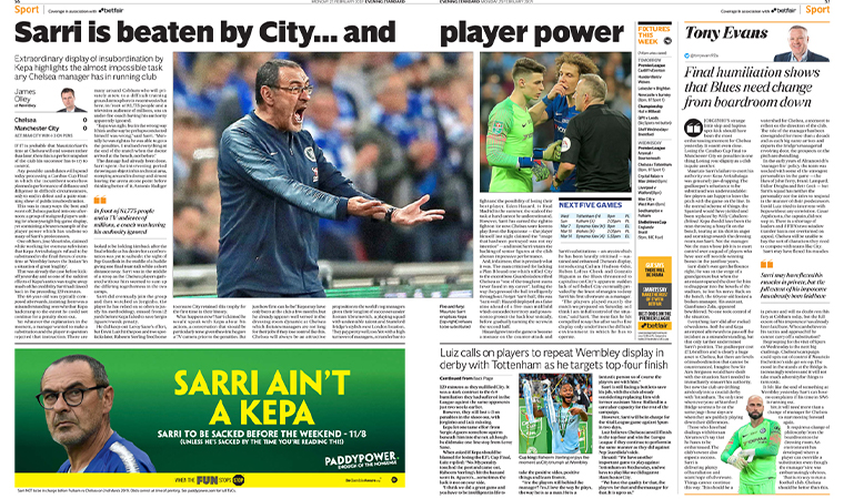 Paddy Power took advantage of the recent altercation following the Carabao Cup Final.