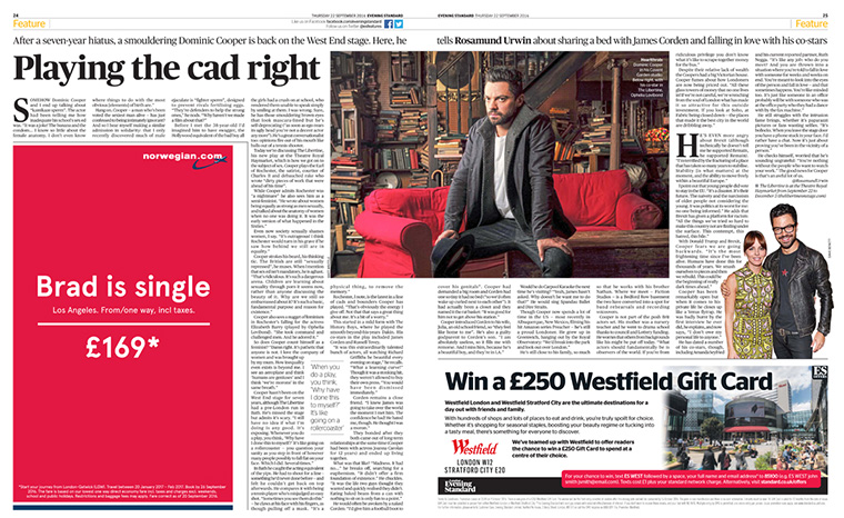 Norwegian Air published a simple advertisement that played off a recent Hollywood break-up.