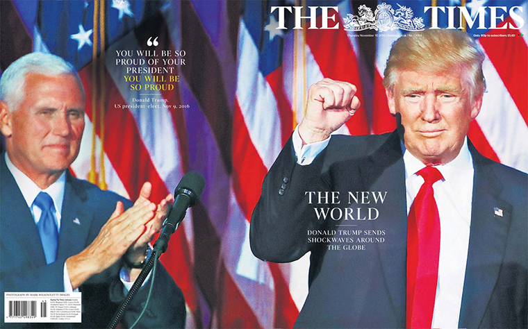 Unexpected news like the election of Donald Trump in the United States can be a boon to news media companies.
