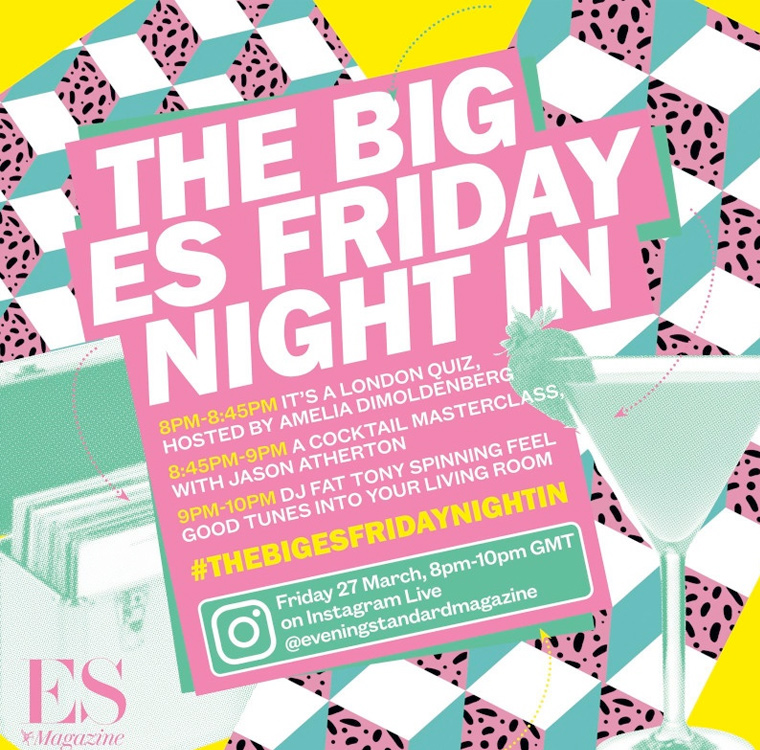 The Evening Standard kept people entertained with a live-streamed DJ set on Friday night.