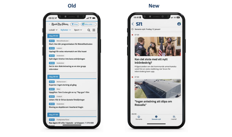 NTM's before and after mobile site.