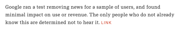 Analyst Benedict Evans has strong views on this survey. This was in his newsletter last week