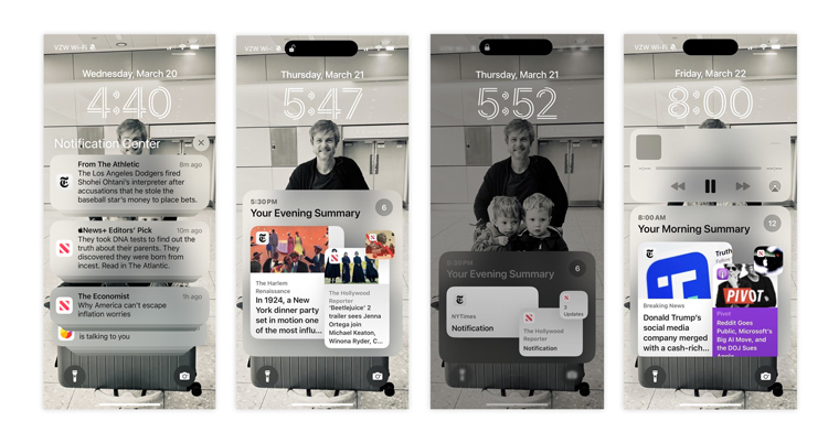Examples of Apple summaries.