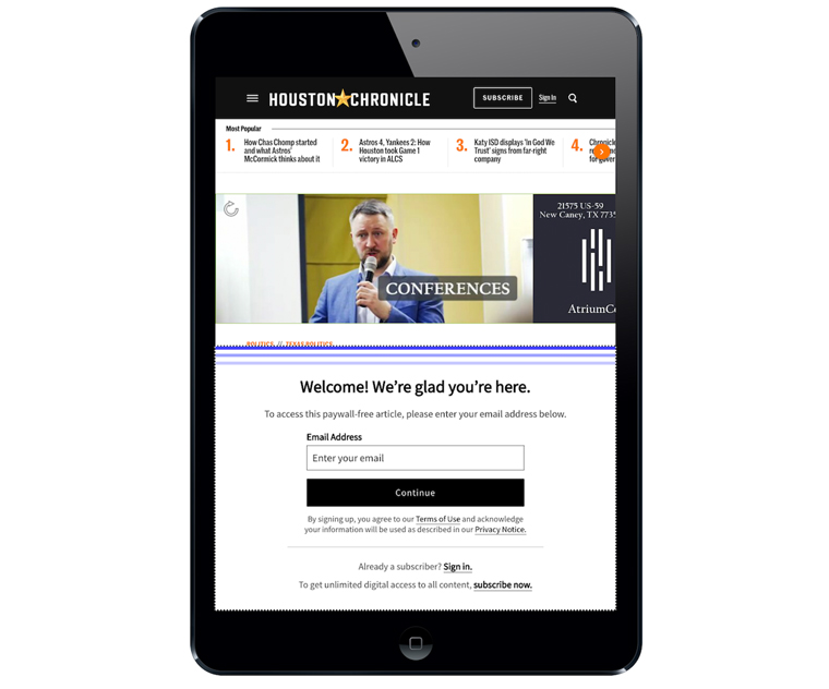Approximately 20% of the people who are prompted to provide an e-mail address willingly do so.