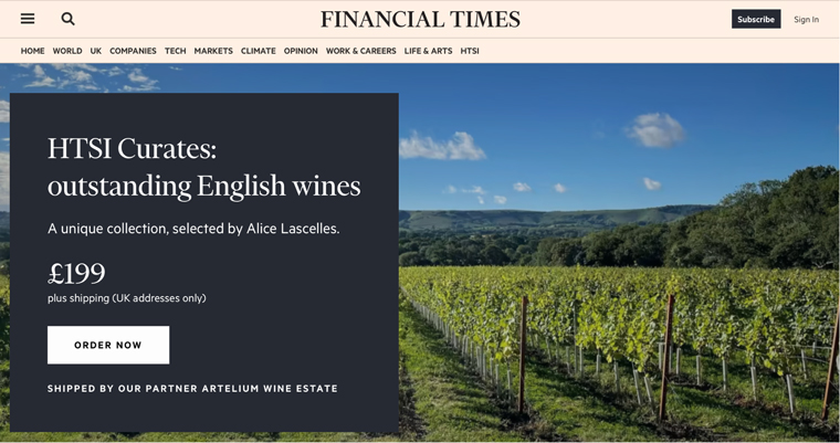 Financial Times is making a small profit from HTSI Curates and learning about commerce offerings under the brand.