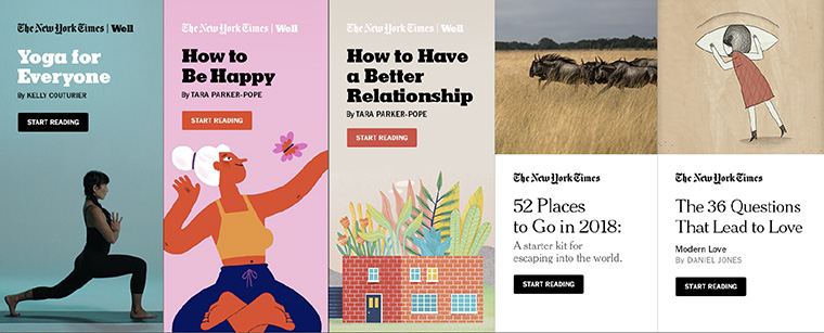 As it tries to disrupt the magazine industry, The New York Times explores many new lifestyle products.