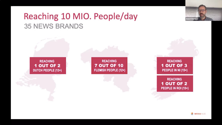 The Mediahuis strategy across its 35 brands is to focus on being reader-first.