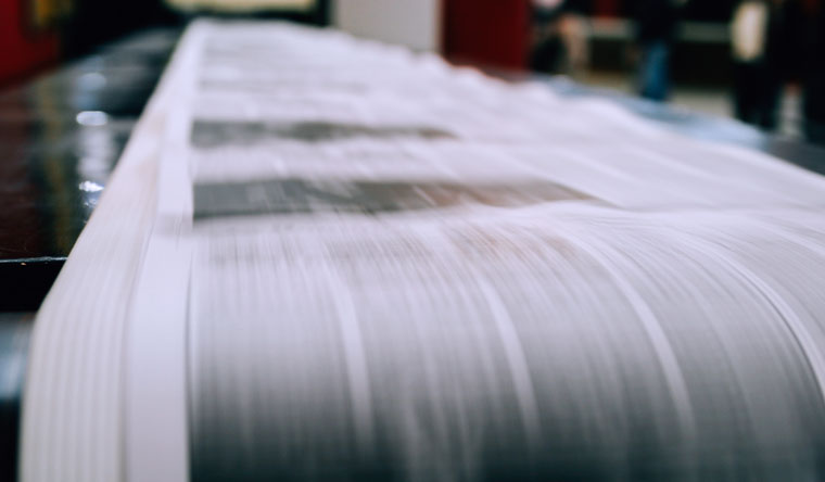 Print newspapers are facing new problems related to paper availability.