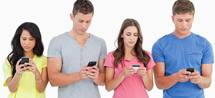 Young people as the predominant mobile platform users.