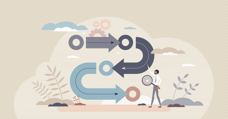 The first stage of data organisation involves an in-house analyst.