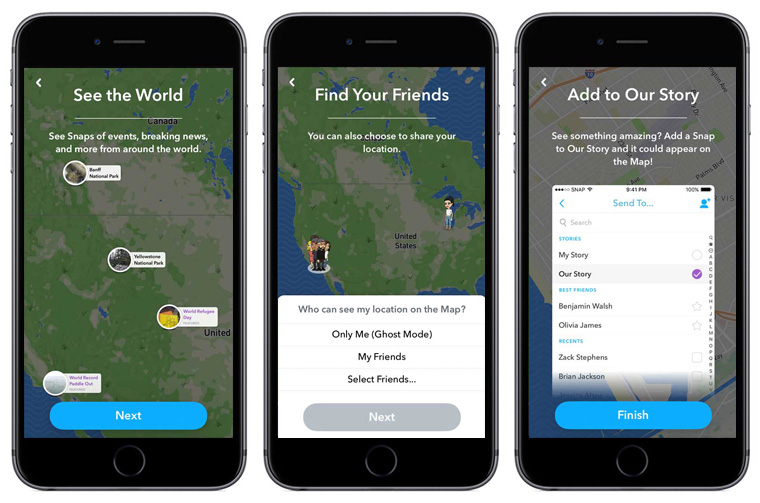 Social media map features offer a different way to find real-time updates.