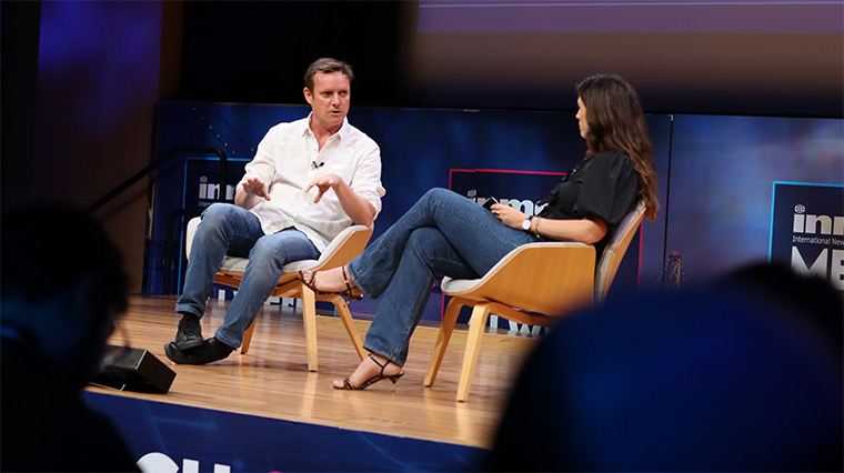 INMA’s Kerstin Hasse interviews Substack’s Hamish McKenzie at the Media Tech & AI Conference. He argued the media economy has been rewritten by creators. INMA’s Kerstin Hasse interviews Substack’s Hamish McKenzie at the Media Tech & AI Conference. He argued the media economy has been rewritten by creators.