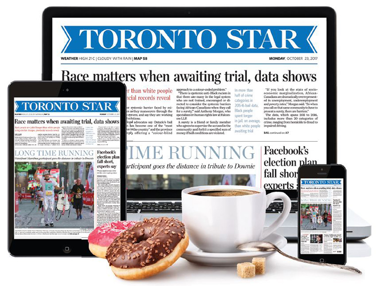 More readers than expected signed up for the C$12.96 monthly digital replica subscription package when presented in a marketing offer.