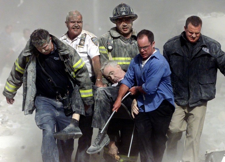 Striking images, like this one of Father Mychal Judge, stick with readers.