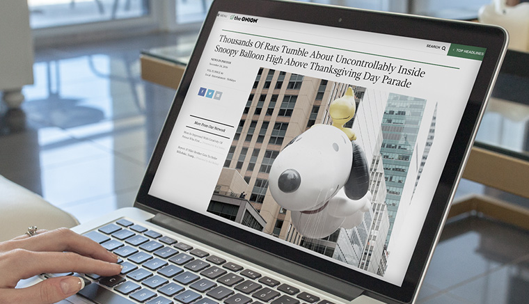 While some publications, like The Onion, are known for satirical news, others are more deceptive.