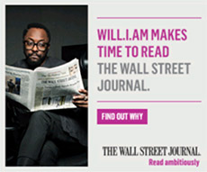 Will.i.am brought in to promote the readership of The Wall Street Journal.