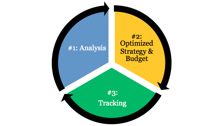 Dealing with Big Data problems requires analysing the situation, assessing the strategy and budget, and setting up tracking solutions.