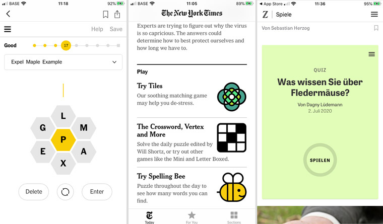 The New York Times is known for its puzzle offerings.