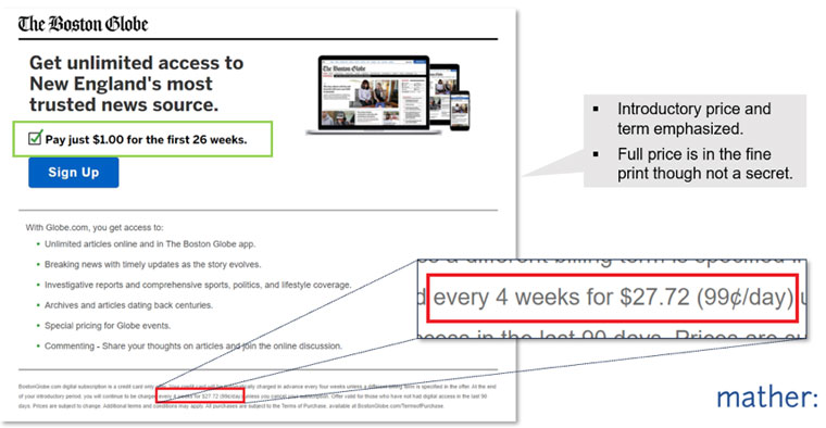 Some media companies have adopted low introductory prices with aggressive increases.