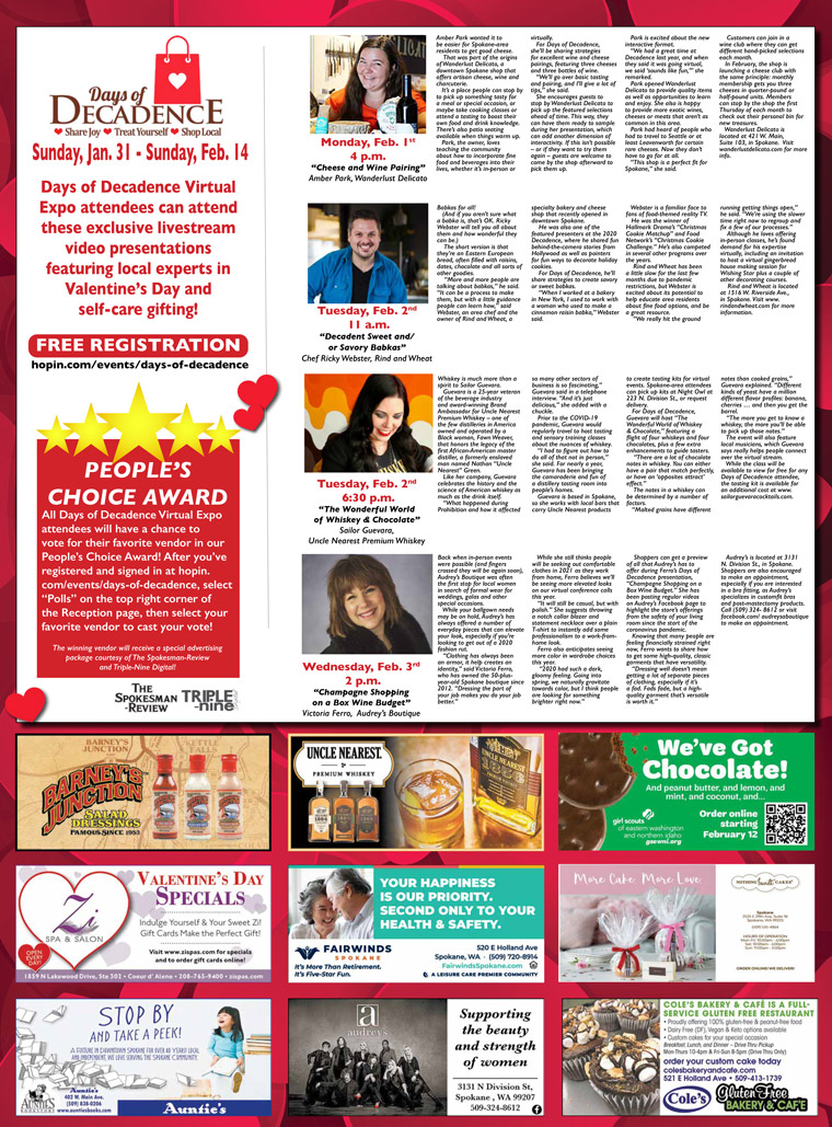 The event featured live demonstrations and speakers, and opportunities for virtual shopping.