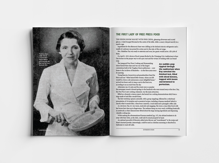 Homemade featured recipes and in-depth features about the history of food reporting in the Free Press.