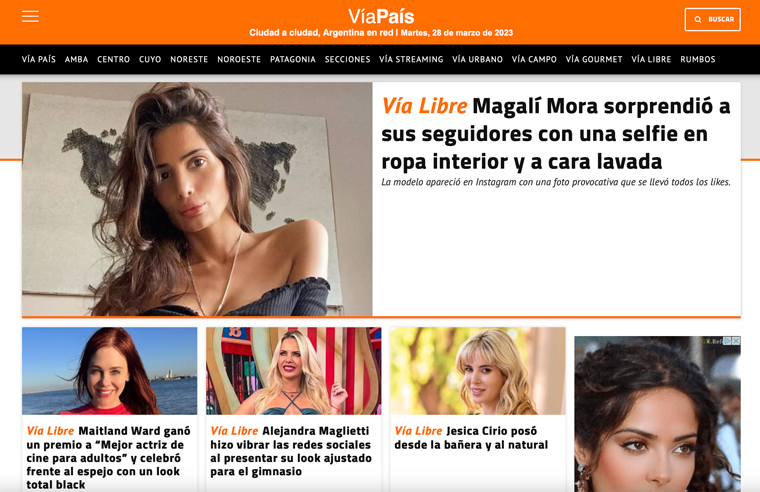 Paying attention to trends and responding in kind with relevant and related articles has helped keep the audience at Vía País interested.