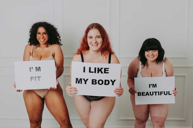 Media need to reinforce body positivity.