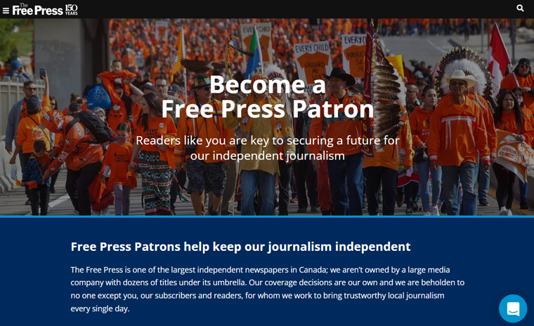 The Free Press programme for patrons offers exclusive benefits while helping fund the high-quality journalism that has helped the publication thrive for the past 150 years.