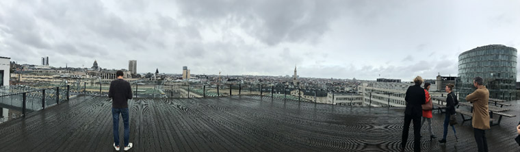 The view from the new building is envy-inducing.