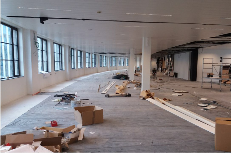 Work is underway for the early October move for the De Standaard team.
