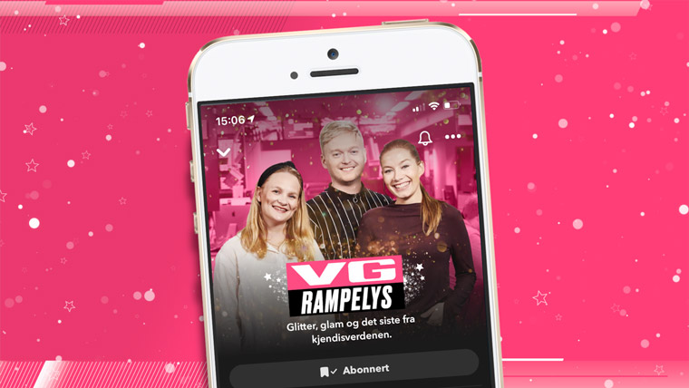 VG has seven different editions on the Snapchat Discover platform.