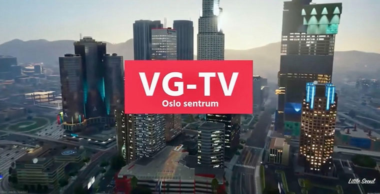 Press conferences are held on VGTV within Grand Theft Auto.