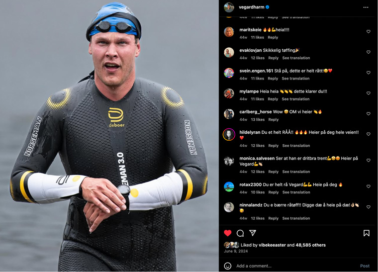 Vegard Harm went from couch potato to triathalete in a VGTV series.