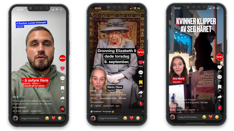 Even serious news content has to look and feel like the rest of content found on TikTok.