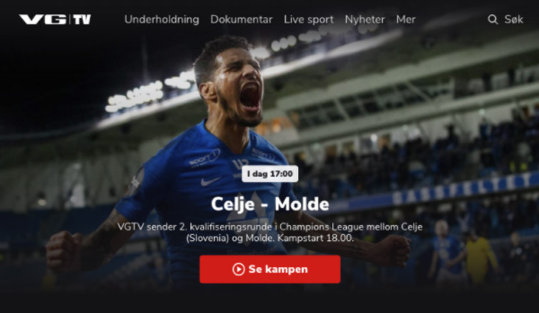 The new design adopted by VGTV showcases the company’s depth of offerings.