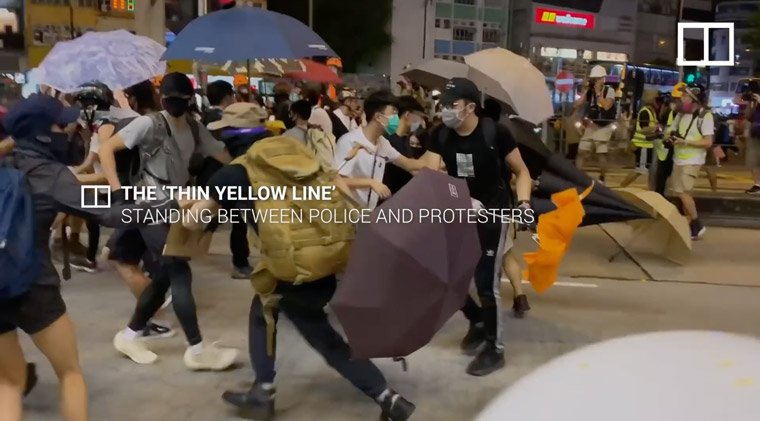 The Thin Yellow Line, a mini-documentary created by the South China Morning Post, was received a Society of Publishers in Asia 2020 award.