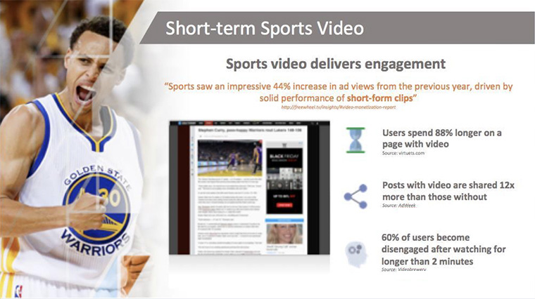 Video content holds viewer attention much longer than Web pages packed with other content.