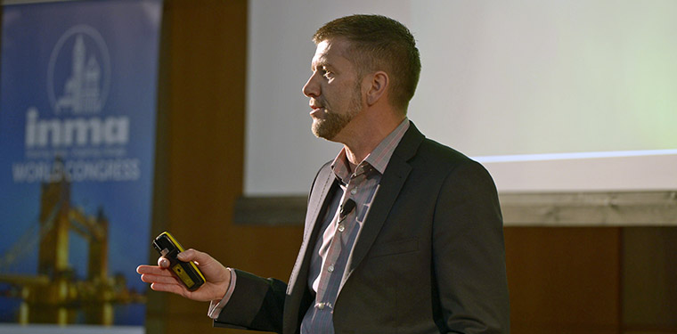 Gareth Codd, commercial director of Fairfax Media in New Zealand, presents on KPEX ad exchange.